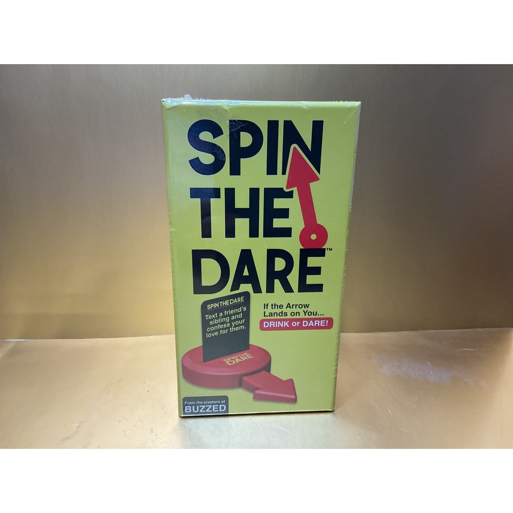 Spin The Dare Adult Party Game by Buzzed Games New Sealed 250 Cards 21+